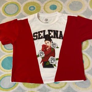 Selena Women’s Large Cropped Tee Shirt
